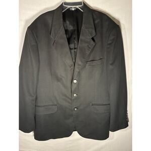 Vintage Elder Beerman Wall Street Collection Sports Coat Blue Blazer Jacket 42R